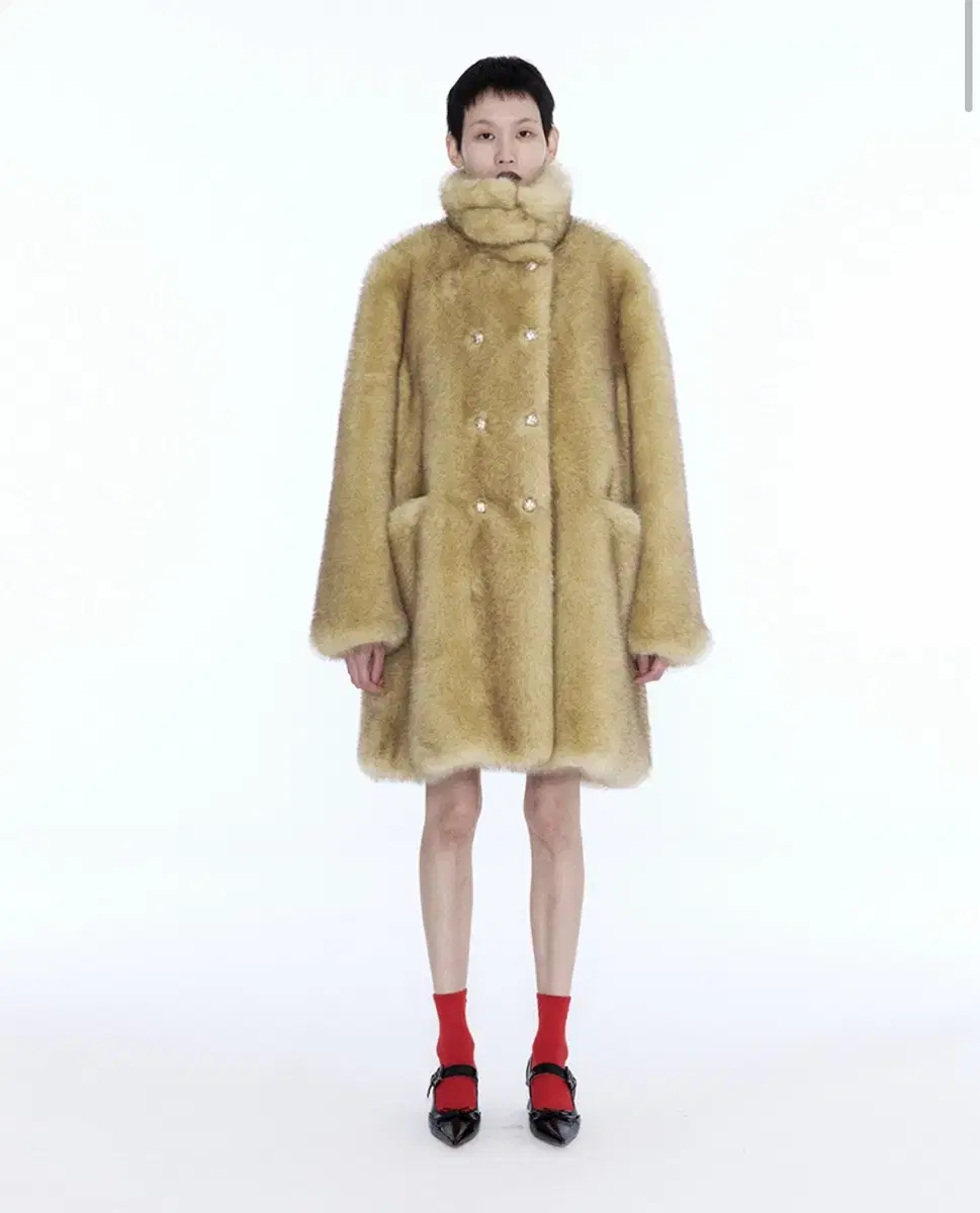 낸시부 퍼 코트 nancyboo fur coat